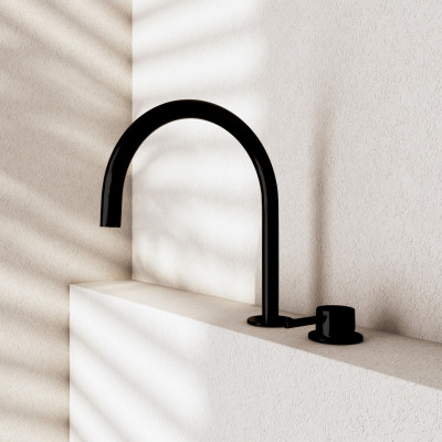 QD MagistroLab Curvy 65 dviejų dalių maišytuvas praustuvui (pasirinkite spalvą)