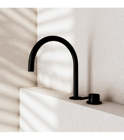 QD MagistroLab Curvy 65 dviejų dalių maišytuvas praustuvui (pasirinkite spalvą)