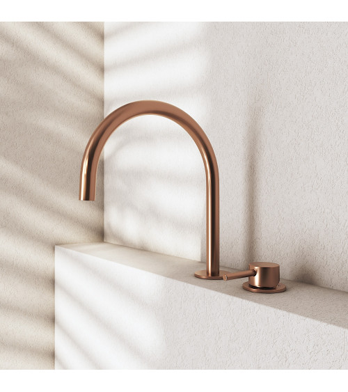 QD MagistroLab Curvy 65 dviejų dalių maišytuvas praustuvui (pasirinkite spalvą)