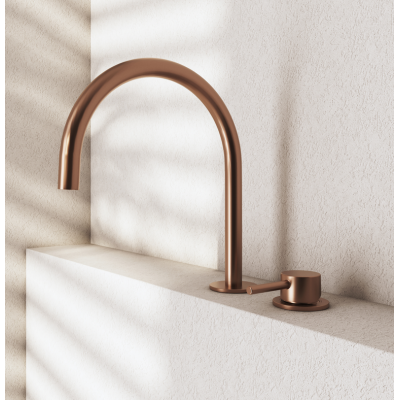 QD MagistroLab Curvy 65 dviejų dalių maišytuvas praustuvui (pasirinkite spalvą)