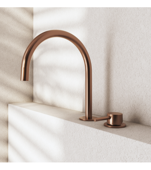 QD MagistroLab Curvy 65 dviejų dalių maišytuvas praustuvui (pasirinkite spalvą)