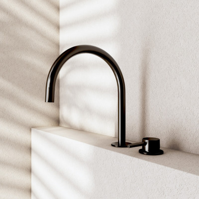 QD MagistroLab Curvy 65 dviejų dalių maišytuvas praustuvui (pasirinkite spalvą)