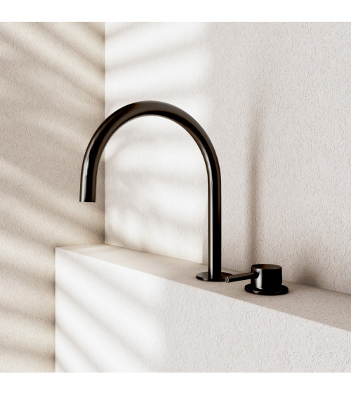 QD MagistroLab Curvy 65 dviejų dalių maišytuvas praustuvui (pasirinkite spalvą)