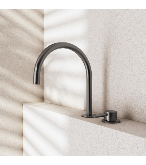 QD MagistroLab Curvy 65 dviejų dalių maišytuvas praustuvui (pasirinkite spalvą)