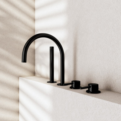 QD MagistroLab Curvy 65 Vonios maišytuvo komplektas, pasirinkite spalvą