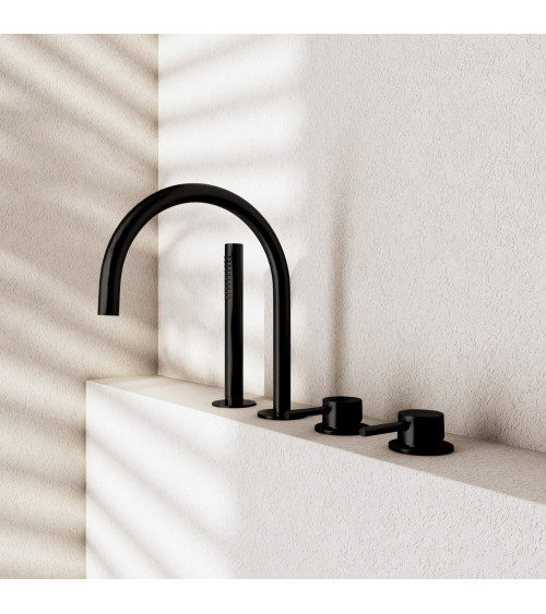 QD MagistroLab Curvy 65 Vonios maišytuvo komplektas, pasirinkite spalvą