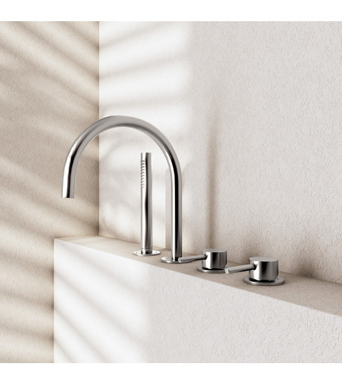 QD MagistroLab Curvy 65 Vonios maišytuvo komplektas, pasirinkite spalvą