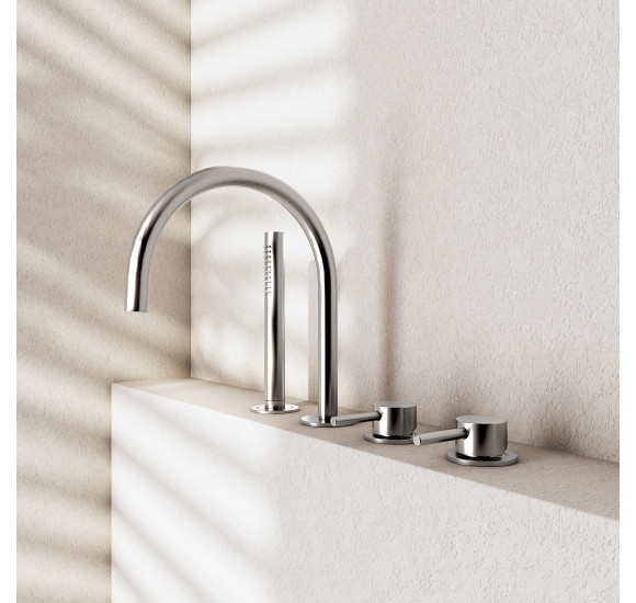 QD MagistroLab Curvy 65 Vonios maišytuvo komplektas, pasirinkite spalvą