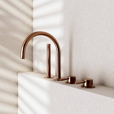 QD MagistroLab Curvy 65 Vonios maišytuvo komplektas, pasirinkite spalvą