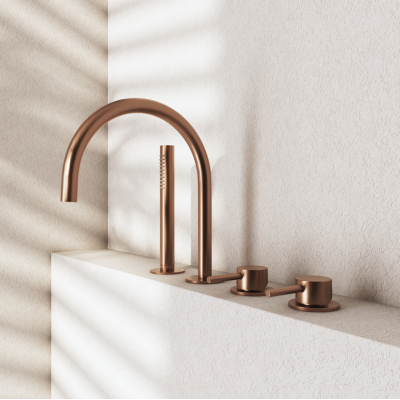 QD MagistroLab Curvy 65 Vonios maišytuvo komplektas, pasirinkite spalvą