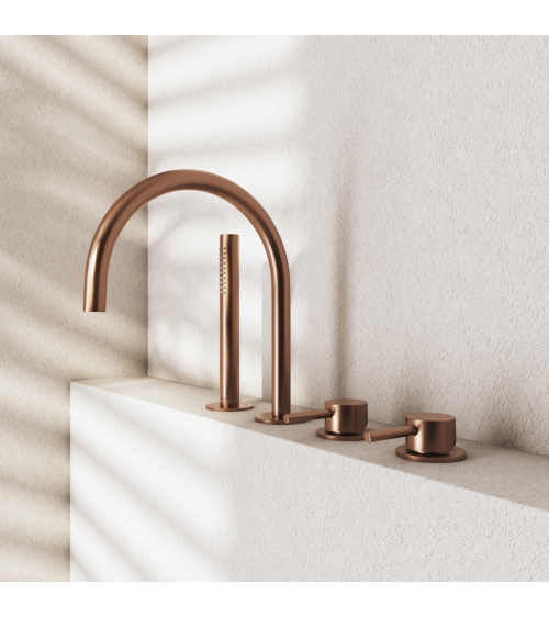 QD MagistroLab Curvy 65 Vonios maišytuvo komplektas, pasirinkite spalvą