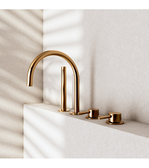 QD MagistroLab Curvy 65 Vonios maišytuvo komplektas, pasirinkite spalvą