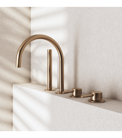 QD MagistroLab Curvy 65 Vonios maišytuvo komplektas, pasirinkite spalvą