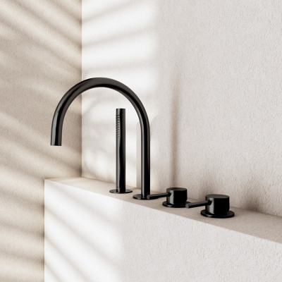 QD MagistroLab Curvy 65 Vonios maišytuvo komplektas, pasirinkite spalvą