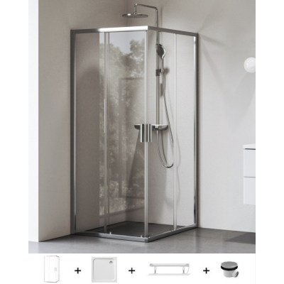 Ravak dušo kabinos komplektas 5in1 Blix II NBLRV2, 90x90