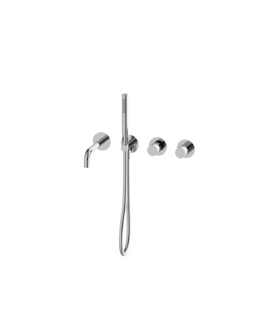 QD MagistroLab Hammer Potinkinis vonios maišytuvas (4-ių dalių), be potinkinių dėžučių