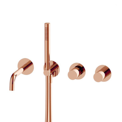 QD MagistroLab Hammer Potinkinis vonios maišytuvas (4-ių dalių), be potinkinių dėžučių