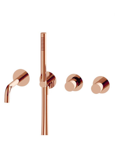 QD MagistroLab Hammer Potinkinis vonios maišytuvas (4-ių dalių), be potinkinių dėžučių