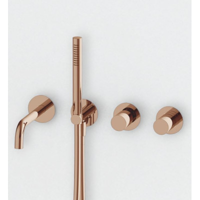 QD MagistroLab Hammer Potinkinis vonios maišytuvas (4-ių dalių), be potinkinių dėžučių