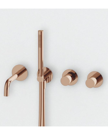 QD MagistroLab Hammer Potinkinis vonios maišytuvas (4-ių dalių), be potinkinių dėžučių