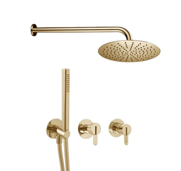 QD MagistroLab Swing Potinkinė dušo sistema, 30cm galva, be potinkinių dėžučių