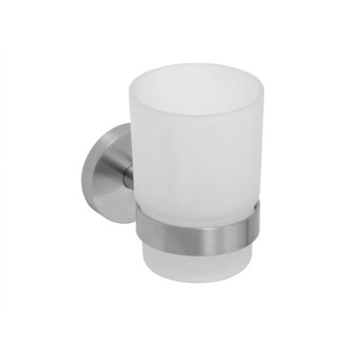 Bemeta Neo Stiklinė su laikikliu (nerūdijančio plieno spalvos)