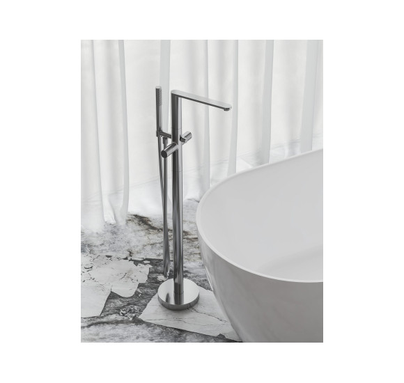 Ravak Chrome II grindinis maišytuvas su dušeliu (be potinkinės dalies)