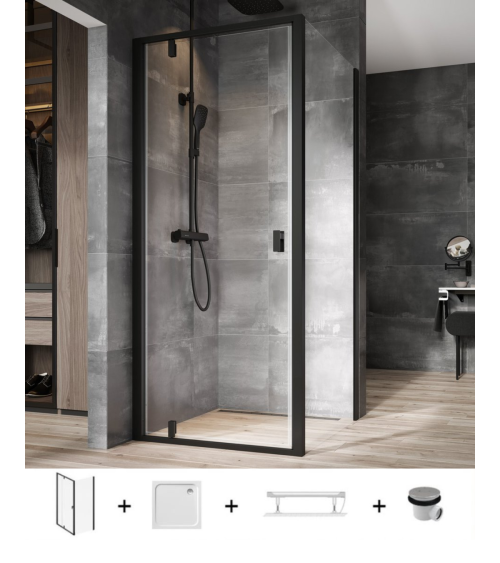 Ravak 5in1 dušo komplektas Nexty NDOP1 + NPSS, 90x90