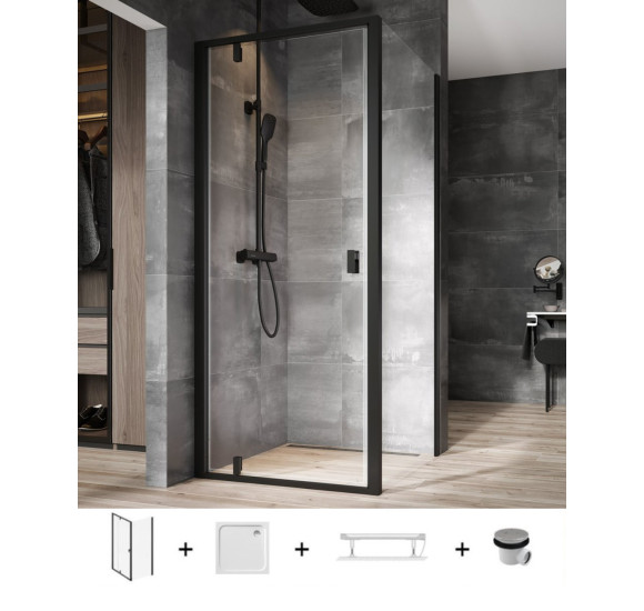 Ravak 5in1 dušo komplektas Nexty NDOP1 + NPSS, 90x90