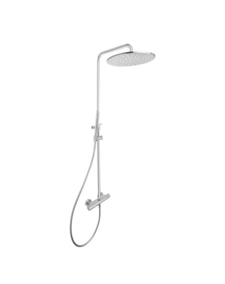 QD MagistroLab Venezia virštinkinė termostatinė sistema dušui, reguliuojamo aukščio