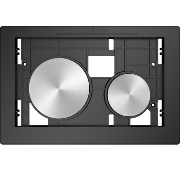 TECEloop tvirtinimo rėmelis su mygtukais (nerūdijančio plieno spalvos)