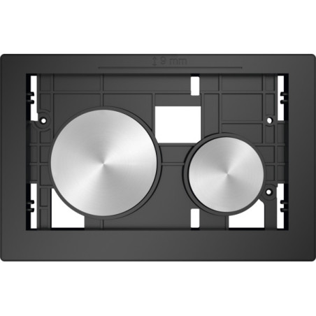 TECEloop tvirtinimo rėmelis su mygtukais (nerūdijančio plieno spalvos)