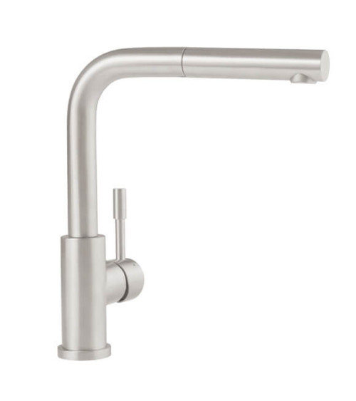 Maišytuvas plautuvei su ištraukiamu dušeliu Villeroy & Boch Steel Shower, pasirenkama spalva