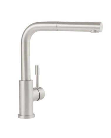 Maišytuvas plautuvei su ištraukiamu dušeliu Villeroy & Boch Steel Shower, pasirenkama spalva