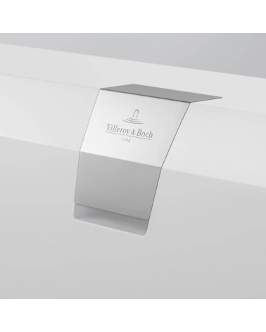 Villeroy&Boch Quaryl Squaro stačiakampė vonia su kojelėmis ir sifonu 170x75cm