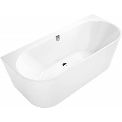 Villeroy&Boch Oberon 2.0 Quaryl® Vonia, 180x80cm, glaudžiama prie sienos