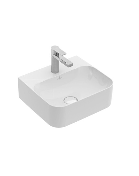 Villeroy & Boch Finion pakabinamas praustuvas, 43x39cm su "C+" danga