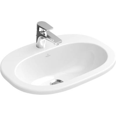 Villeroy & Boch O.Novo Įleidžiamas į stalviršį praustuvas 560x405