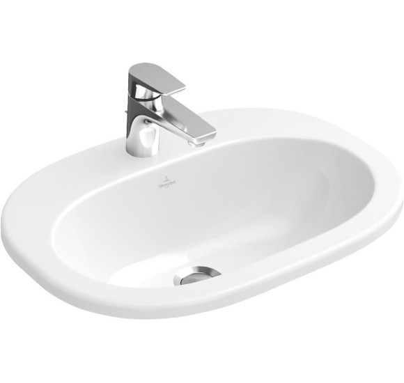 Villeroy & Boch O.Novo Įleidžiamas į stalviršį praustuvas 560x405