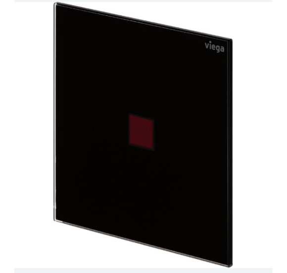 Viega Klavišas pisuaro, IR nuleidimas, stiklinis 100-240V, (more 200 juodas stiklas)