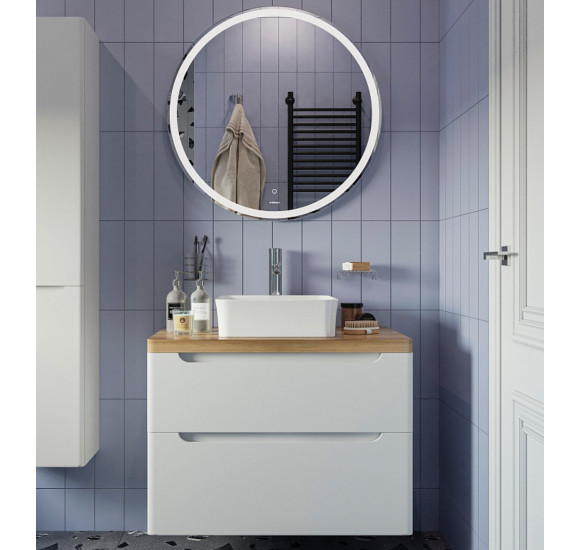 Bocchi Sottile ant stalviršio pastatomas praustuvas 38x38cm