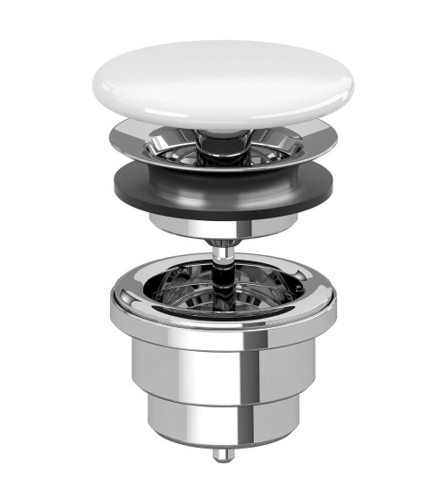 Villeroy&Boch keraminis praustuvo vožtuvas neuždaromas, baltos sp., 68080001