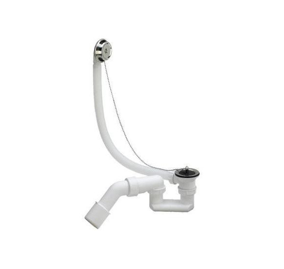 Viega sifonas voniai su vandens perpylimo sistema