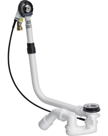 IŠPARDAVIMAS. Viega "Multiplex Trio" prailgintas sifonas voniai su vandens pripildymo į vonią funkcija, be dangtelių