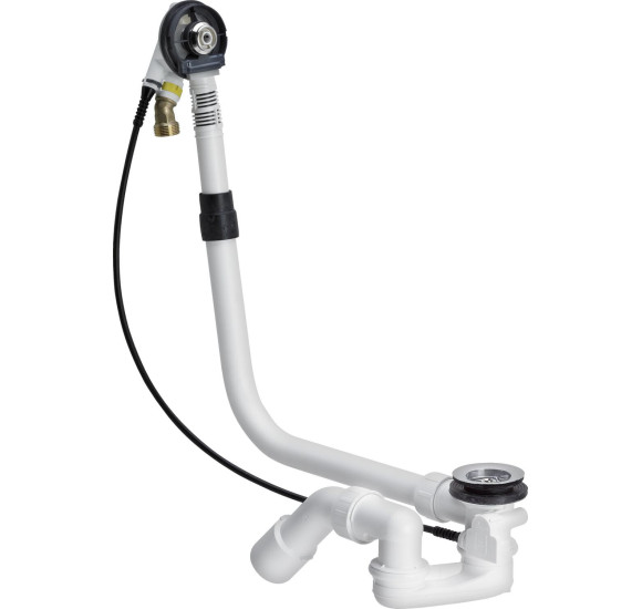 IŠPARDAVIMAS. Viega "Multiplex Trio" prailgintas sifonas voniai su vandens pripildymo į vonią funkcija, be dangtelių