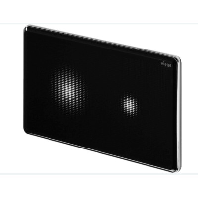 Viega Klavišas WC moduliui, sensorinis su LED pašvietimu (more 205 juodas stiklas)