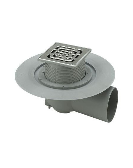 Viega horizontalus trapas 100 su grotelėmis