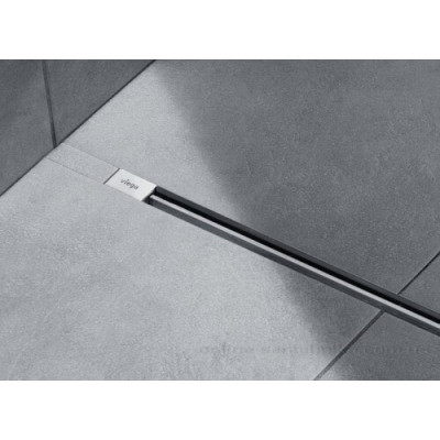 Viega grotelės dušo latakui "Vario", blizgios