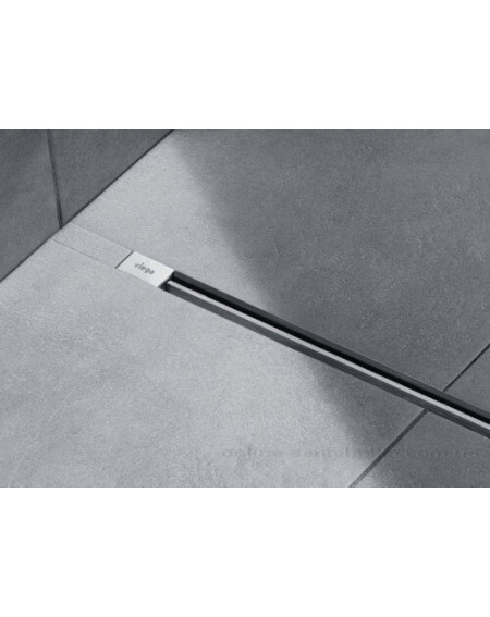 Viega grotelės dušo latakui "Vario", blizgios