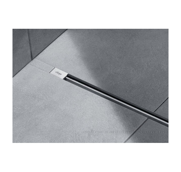 Viega grotelės dušo latakui "Vario", blizgios